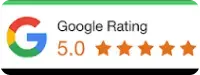 Google Rating 5.0 stars